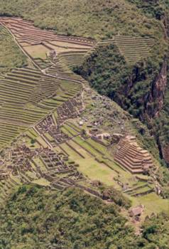 Machu Picchu - Macchu Picchu gefotografeerd vanaf Huanu Picchu
