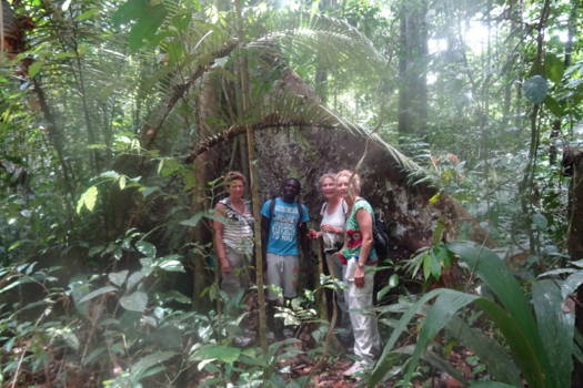 Gunsi - Jungle wandeling,erg veel geleerd onderweg
