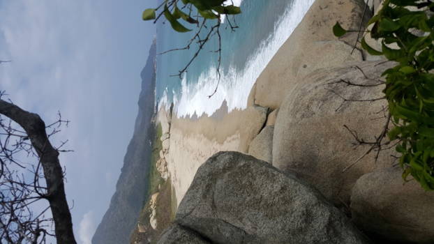 Cartagena - 4 uur wandeling in tayrona park. Prachtig uitzicht en geen toerist te vinden!