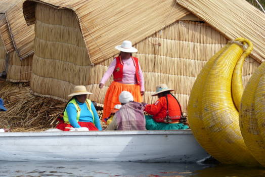 Titicacameer - Uros eiland