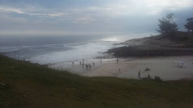 Rio de Janeiro - Duik in de zee in Rio.