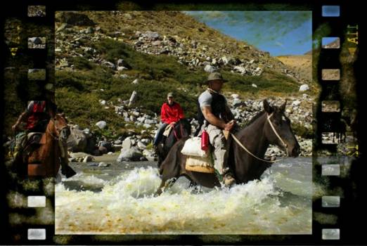 Andesgebergte - Per paard naar de voet van de berg