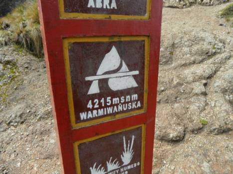 Inca Trail - Het hoogste punt van de Inca Trail