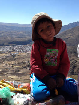 Peru - Engeltje in Chivay