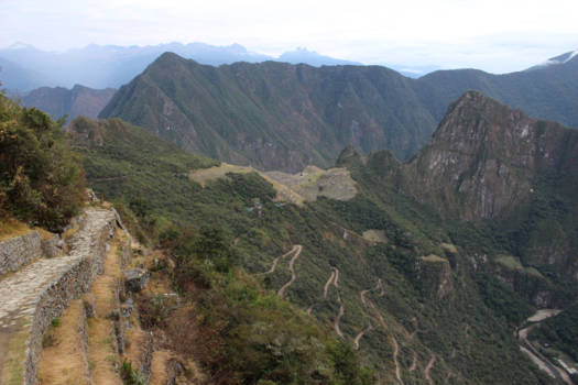 Peru - Net door de Zonnepoort gelopen, heb je dit uitzicht op Machu Picchu.