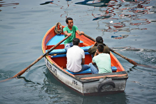 Chili - Valparaíso boats