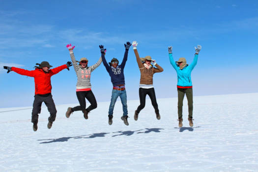 Salar de Uyuni - Familie