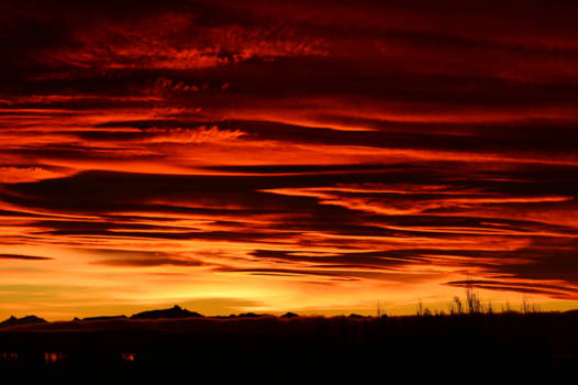 Argentinië - Zonsondergang in El Calafate (Patagonië)