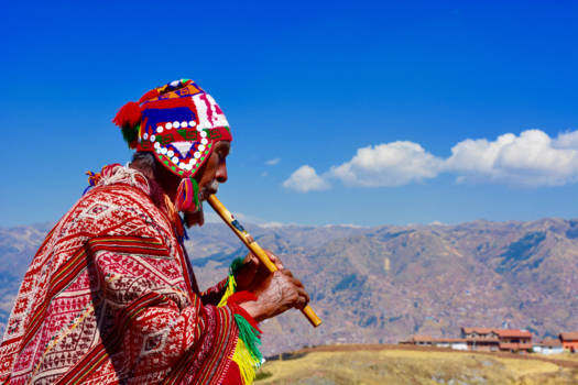 Peru - Man on the moutain