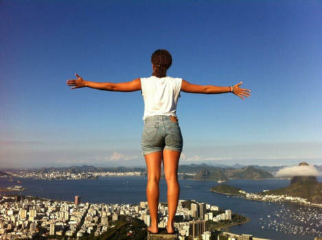 Rio de Janeiro - Omhoog naar "Christus de Verlosser"