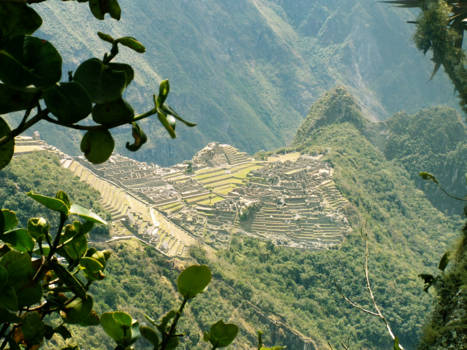 Bolivia - Zicht op Machu Picchu