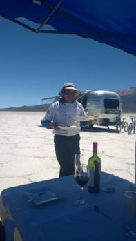 Brazilië - Lunch op de zoutvlakte