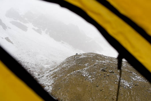 Andesgebergte - Uitzicht op de top