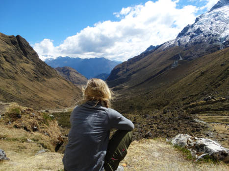 Peru - Een moment van rust, na de 4600m hoge Abra Salkantay pas