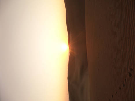 Peru - Zonsondergang midden in de woestijn tijdens die buggytour