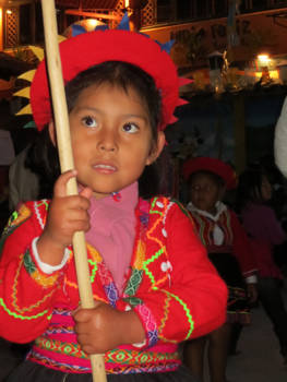 Peru - Avond optocht in Aqua Calientes