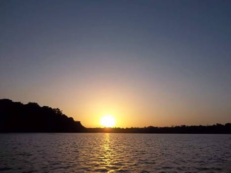 Suriname - Hemels, zonsondergang!