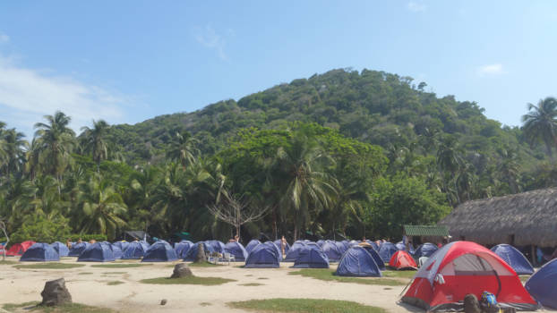 Santa Marta - Camping op Parque Tyrona