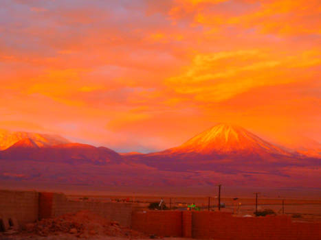 San Pedro de Atacama - Right after rain (in the driest desert in the world!)