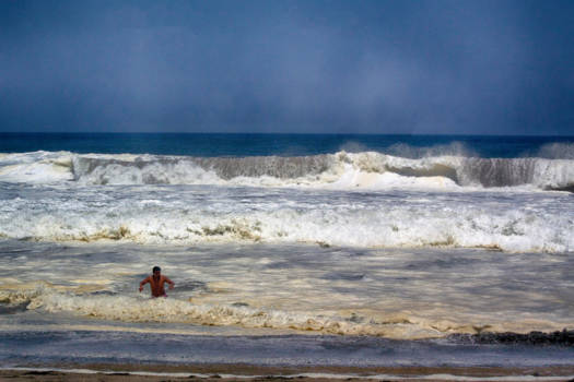 Peru - In de Pacific zwemmen