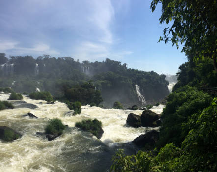 Iguaçu Falls - Naar beneden