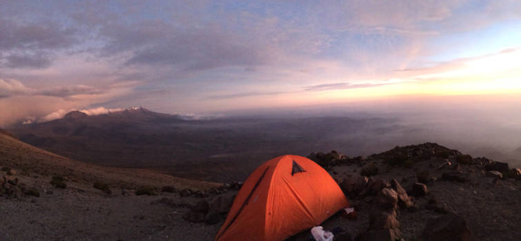 Arequipa - Kamperen op 5000m hoogte! El Misti vulkaan, Arequipa, Peru