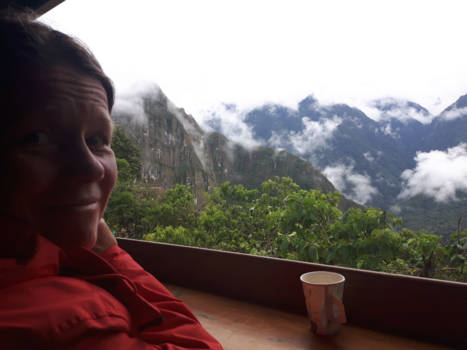 Valle Sagrado de los Incas - MP uitzicht van de coffeebar