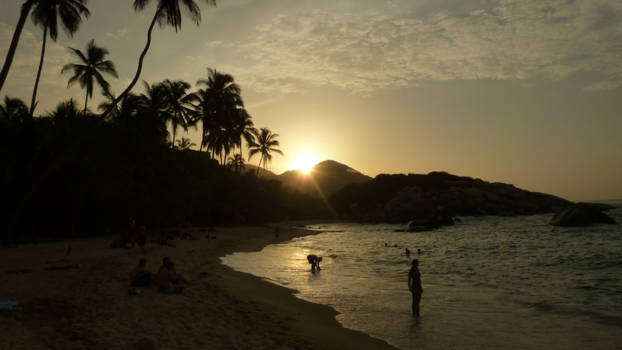 Tayrona National Park - Magic hour sunset @ Tayrona National Park, Colombia.