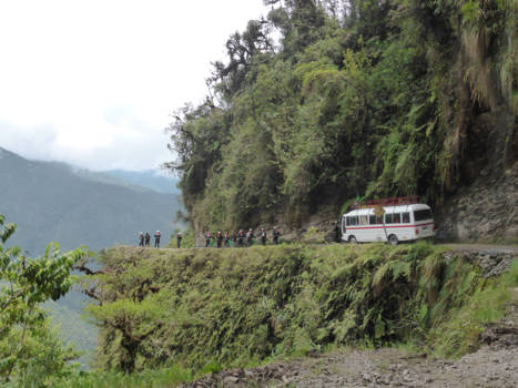 Death Road - Één van de mooiste plekken tijdens de Death Road