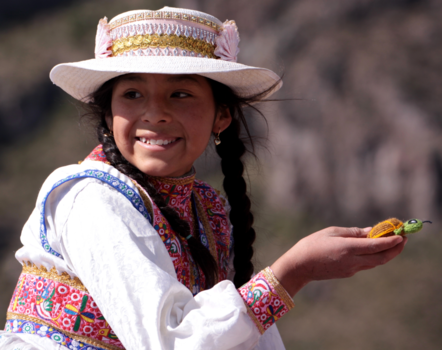 Colca Canyon - chica peruana