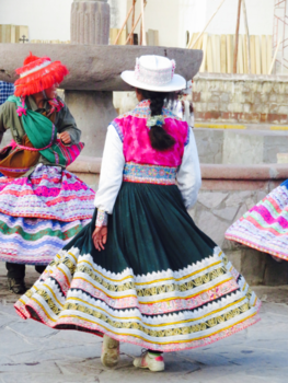 Colca Canyon - Dancing in the street