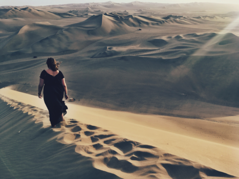 Peru - Voetjes in het zand