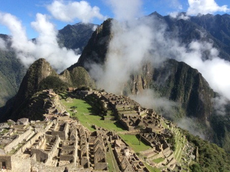 Machu Picchu - Super kicken bij aankomst