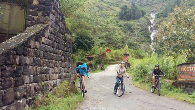 Baños - sobre la bicicleta