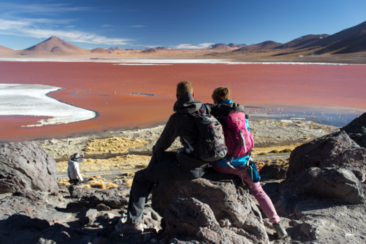 Bolivia - Het rode meer in zuid-bolivia