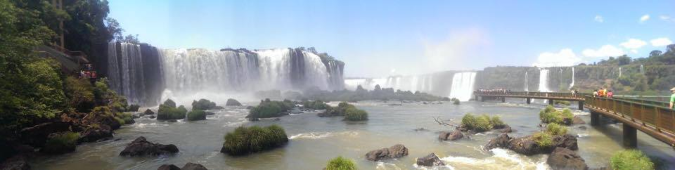 Iguazu Falls - Mooie panorama van de Iguazu Falls