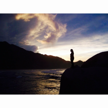 Colombia - Tayrona park zonsondergang!