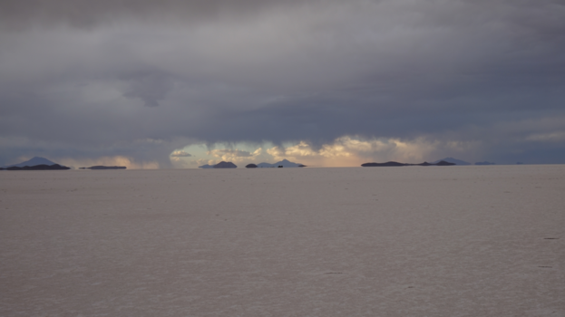 Salar de Uyuni - Zonsondergang Salar de Uyuni Bolivia