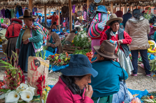 Peru - Markt in de heilige vallei