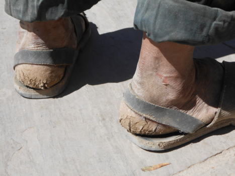 Ollantaytambo - Het harde bestaan hoog in de bergen van Ollantaytambo eist zijn tol.