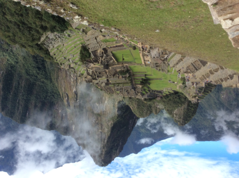 Machu Picchu - Machu Picchu in de wolken