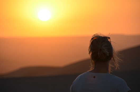 Peru - Zononsdergang bij Huacachina