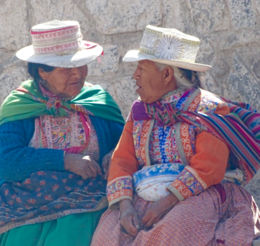 Chivay - Bewoners van Chivay