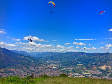 Colombia - Paragliden bij San Felix