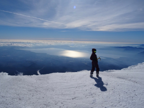 Chili - On top of volcano Villarica