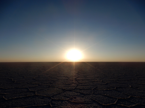 Bolivia - Zonsopgang zoutvlakte