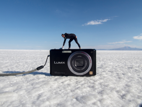 Salar de Uyuni - Selfie!