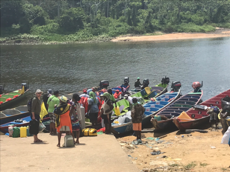 Boven Suriname - Openbaar vervoer