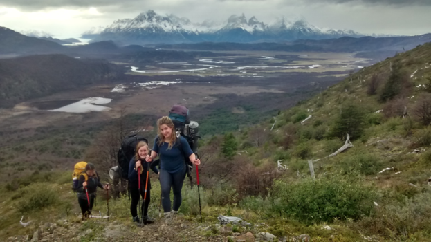 Chili - Hikes in Chile be like....Mountaincrossings and happy us!