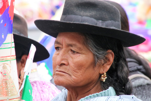Bolivia - Begrafeniskledij in Sucre, Bolivia